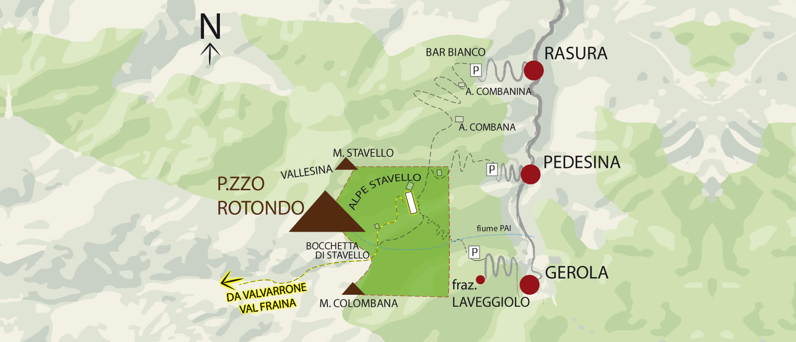 Alpe Stavello - Valgerola - Sentiero da Premana